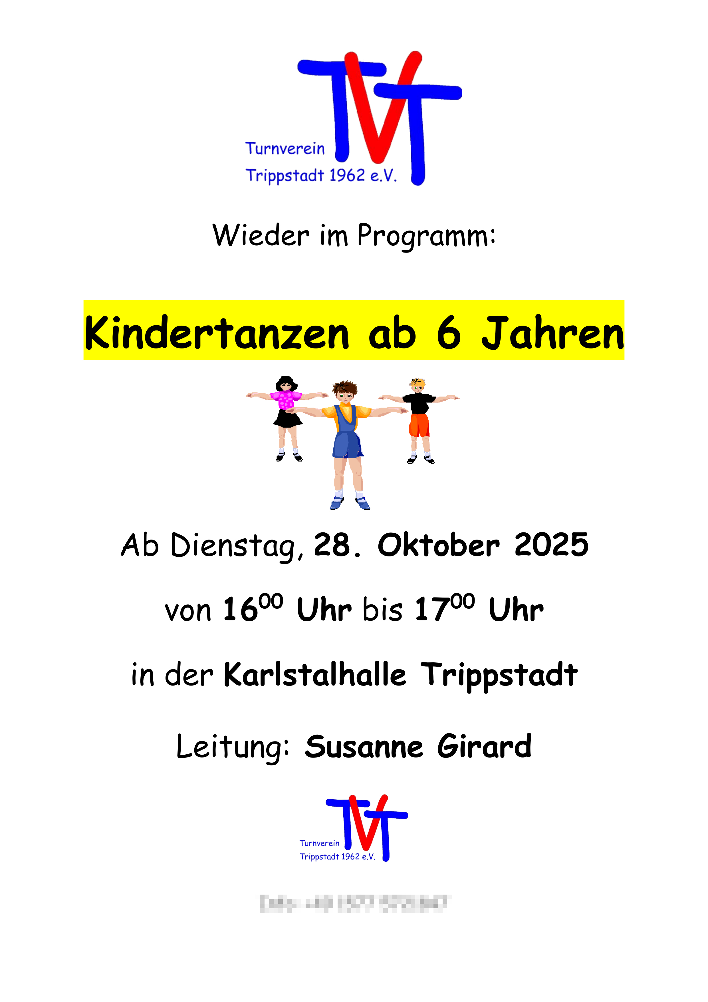 Kindertanzen ab 6 Jahren 
